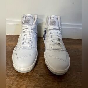 New Balance 650 Triple White Mens Sneakers